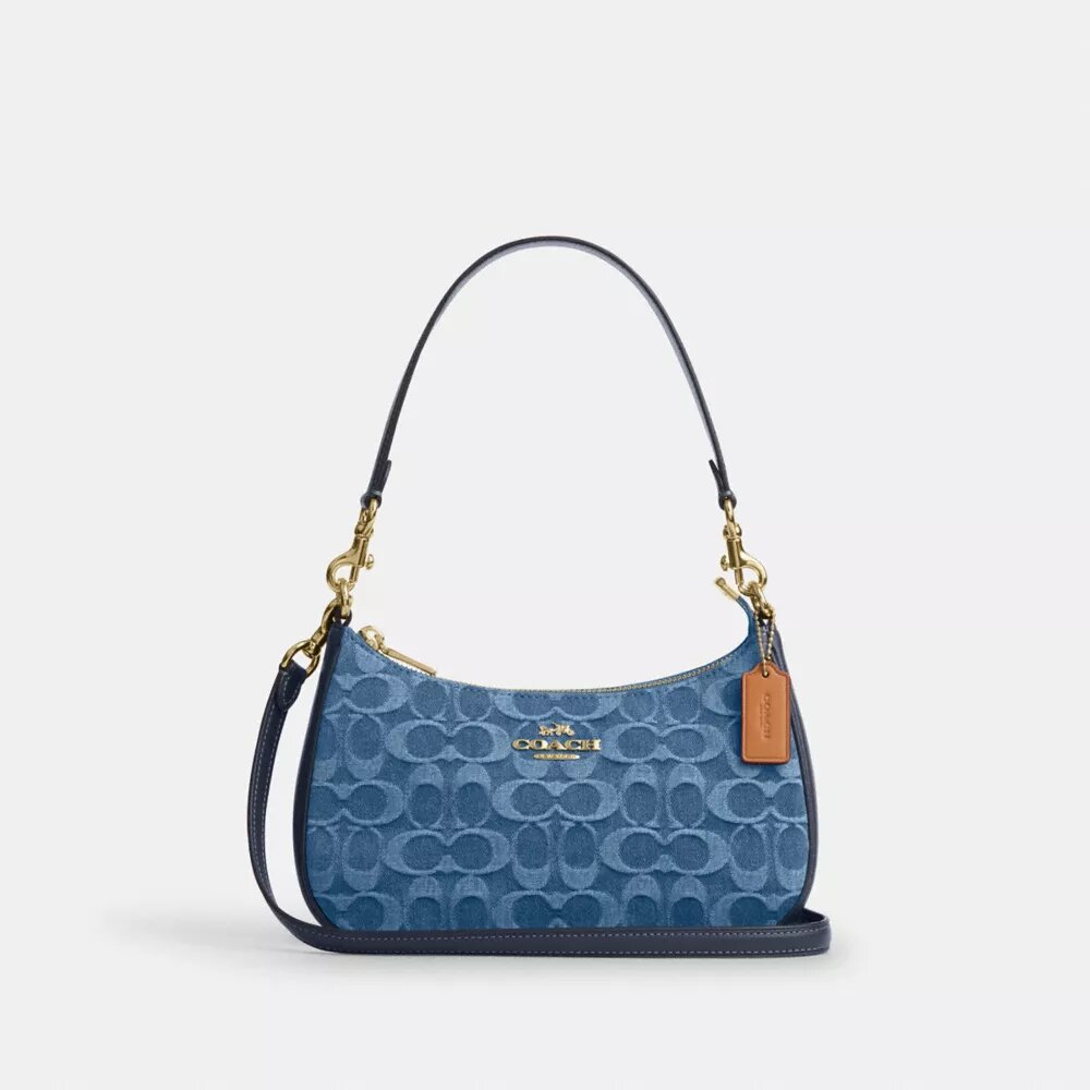 Bolsos de hombro Teri en denim exclusivo