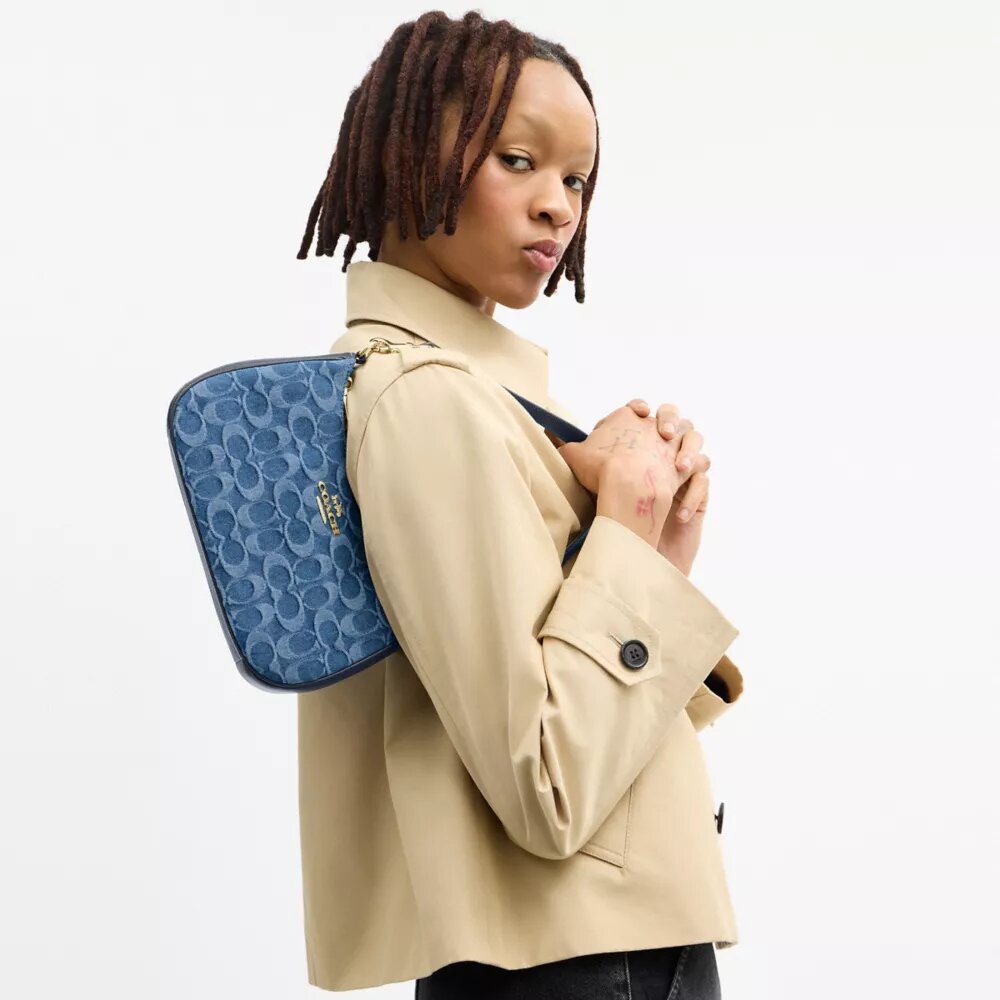 Bolsos de hombro Teri en denim exclusivo