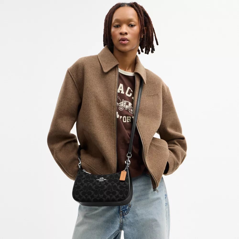 Bolsos de hombro Teri en denim exclusivo