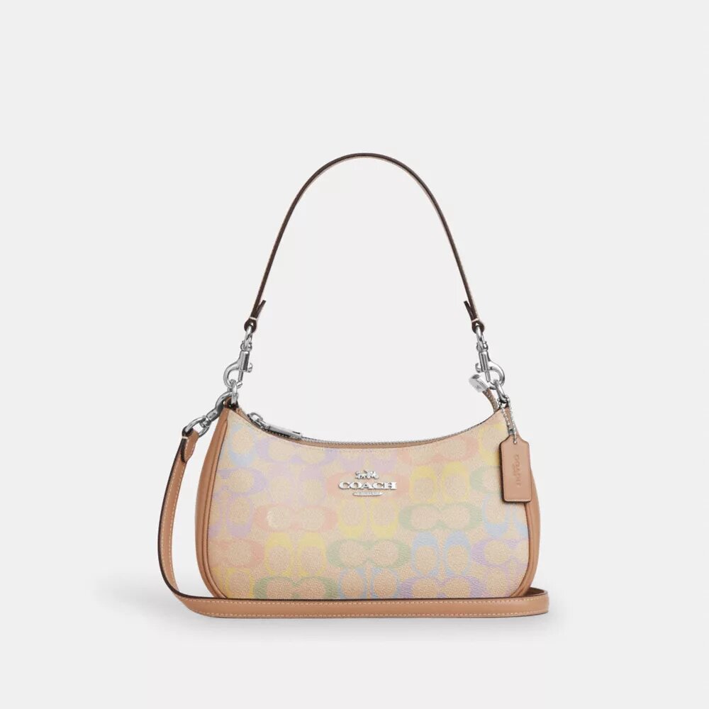 Bolsos de hombro Teri en Signature Canvas