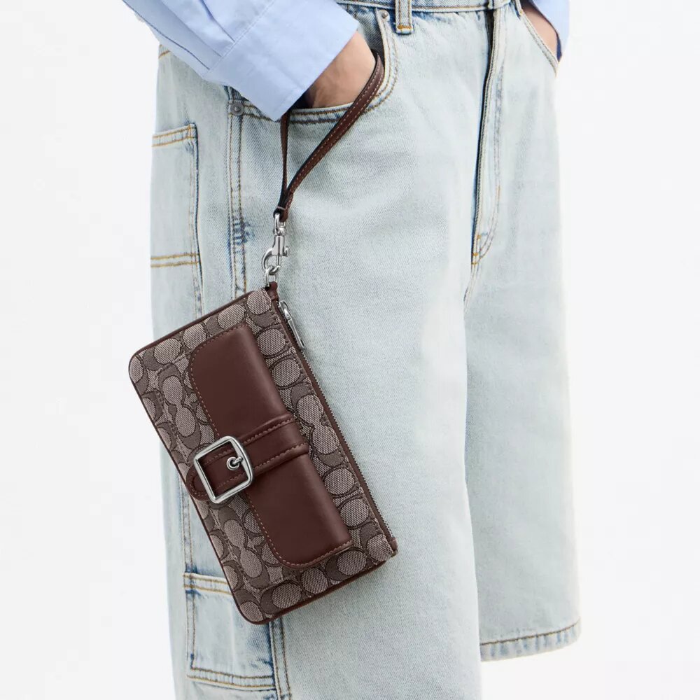 Bolsos de pulsera Ashton en jacquard exclusivo