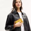 Bolsos de pulsera con cremallera en esquina de Algodón regenerativo con estampado a cuadros