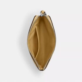 Bolsos de pulsera con cremallera en la esquina y estampado floral