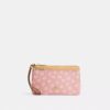 Bolsos de pulsera con doble cremallera y estampado floral