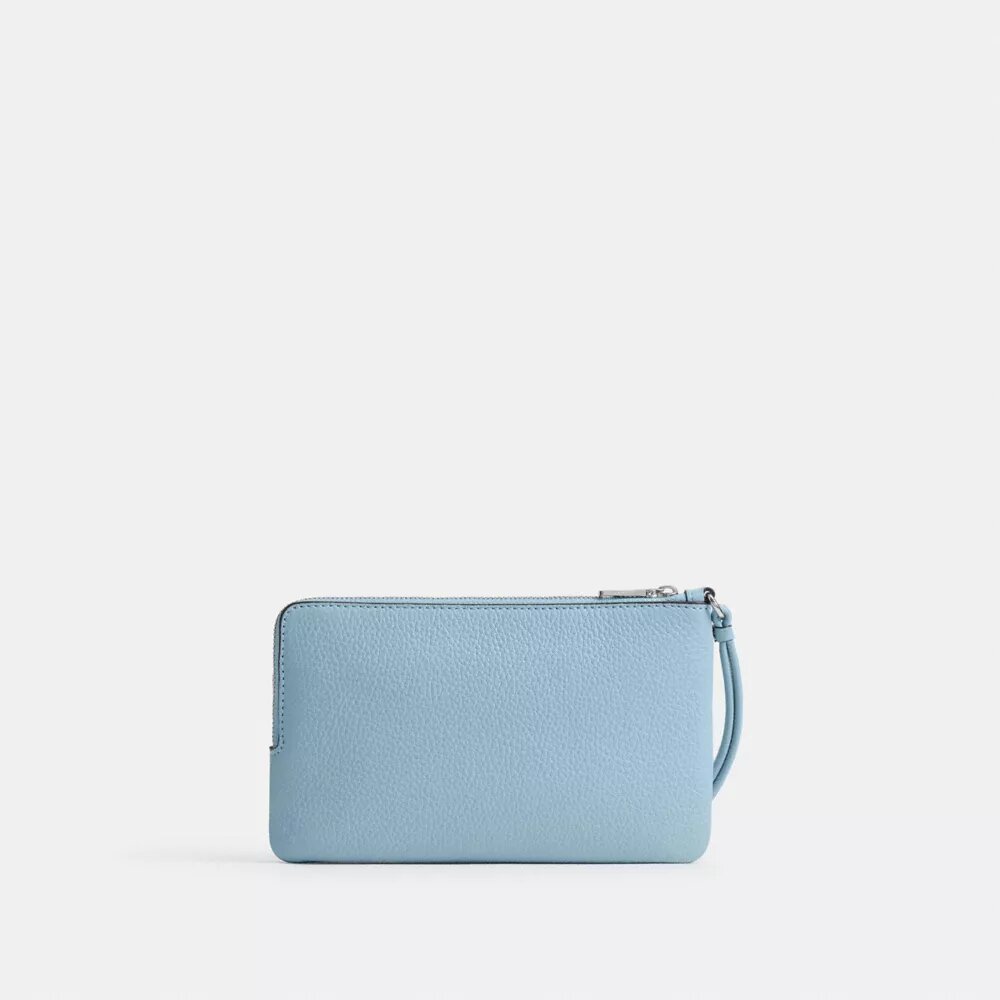 Bolsos de pulsera con doble cremallera y estampado floral