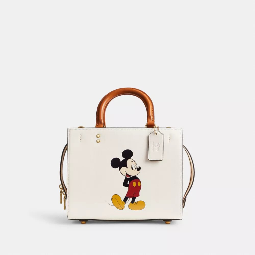 Bolsos Rogue 25 de Disney X Coach con Mickey Mouse