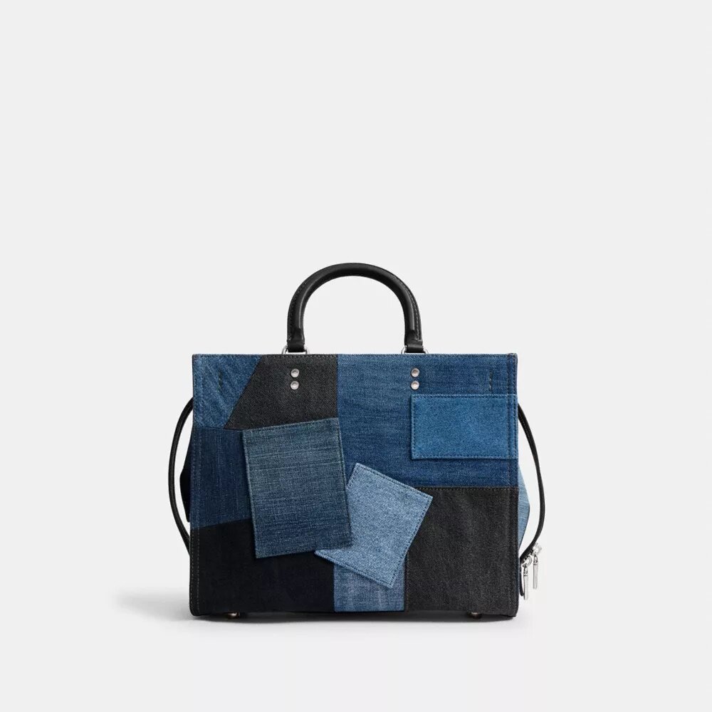 Bolsos Rogue con patchwork de vaqueros reciclados