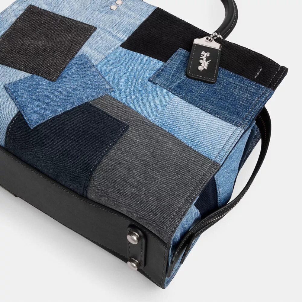 Bolsos Rogue con patchwork de vaqueros reciclados