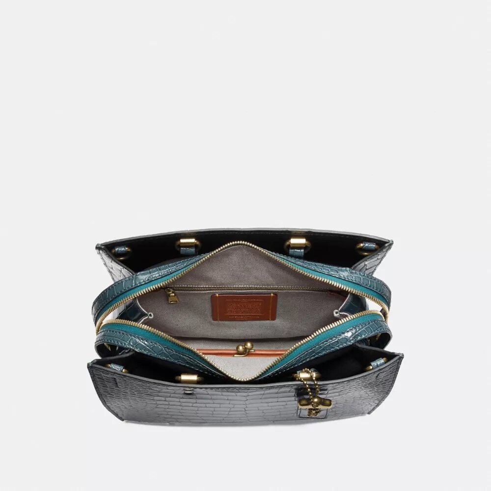 Bolsos Rogue en piel de cocodrilo