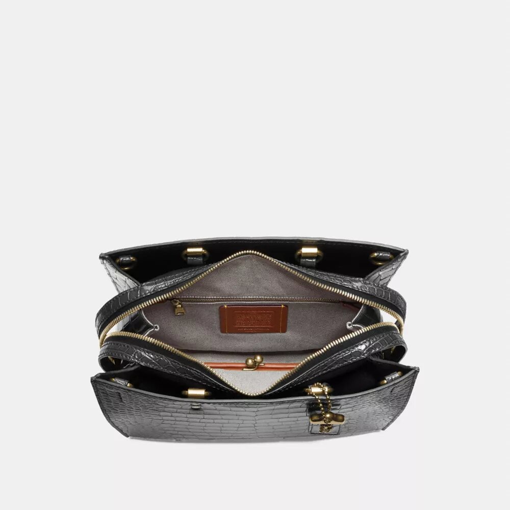 Bolsos Rogue en piel de cocodrilo