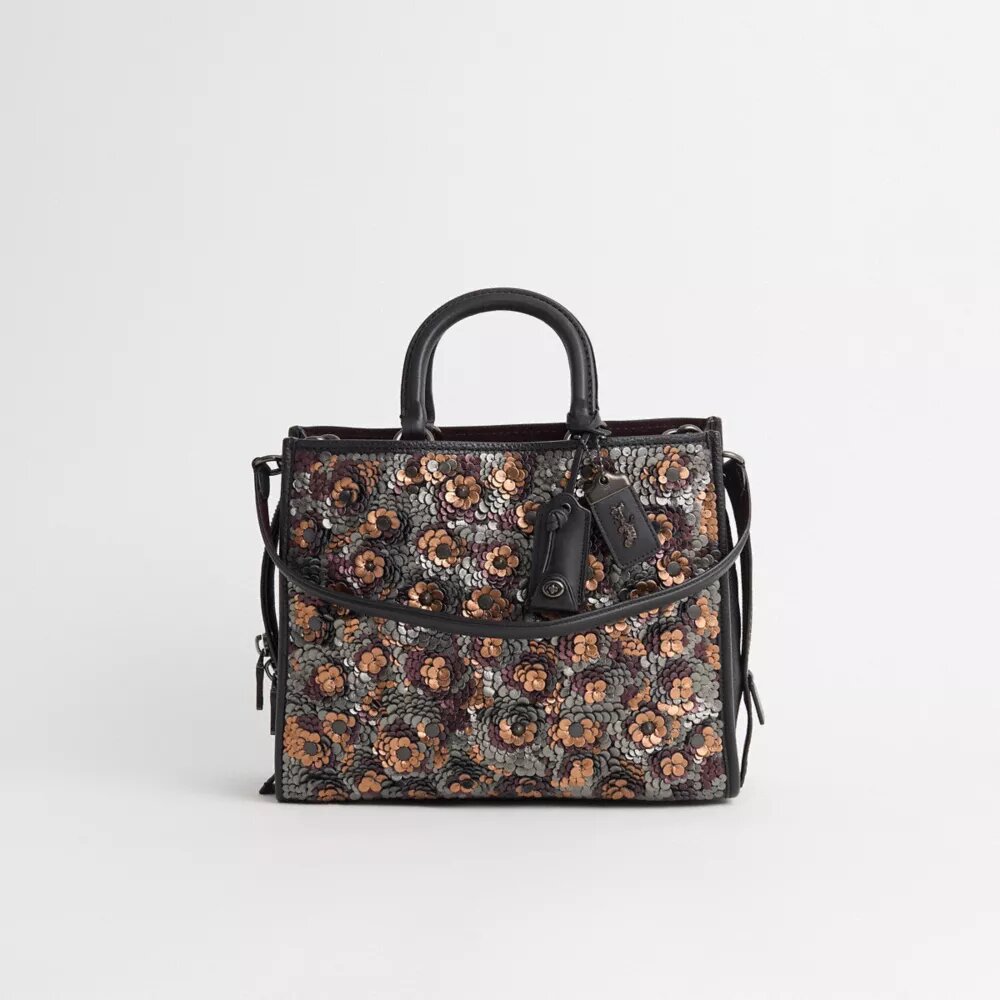 Bolsos Rogue restaurados con lentejuelas de cuero
