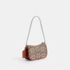 Bolsos Swinger 20 con cadena en jacquard Crystal Signature