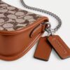 Bolsos Swinger 20 con cadena en jacquard Crystal Signature
