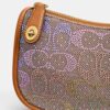 Bolsos Swinger 20 con cadena en jacquard Crystal Signature