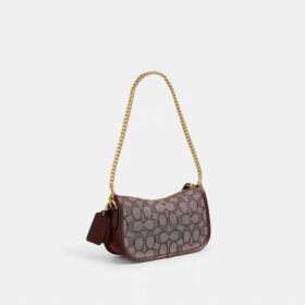 Bolsos Swinger 20 con cadena en jacquard emblemático