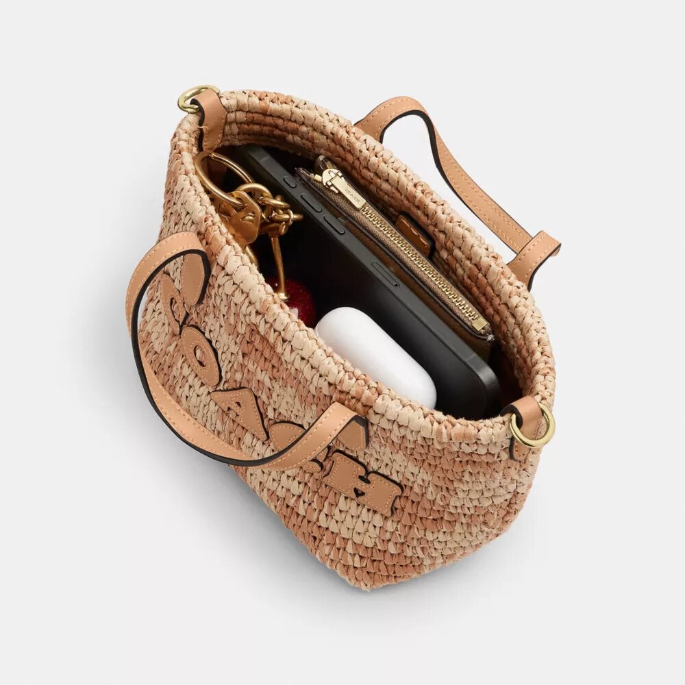 Bolsos Tote City Mini con estampado de cuadros vichy