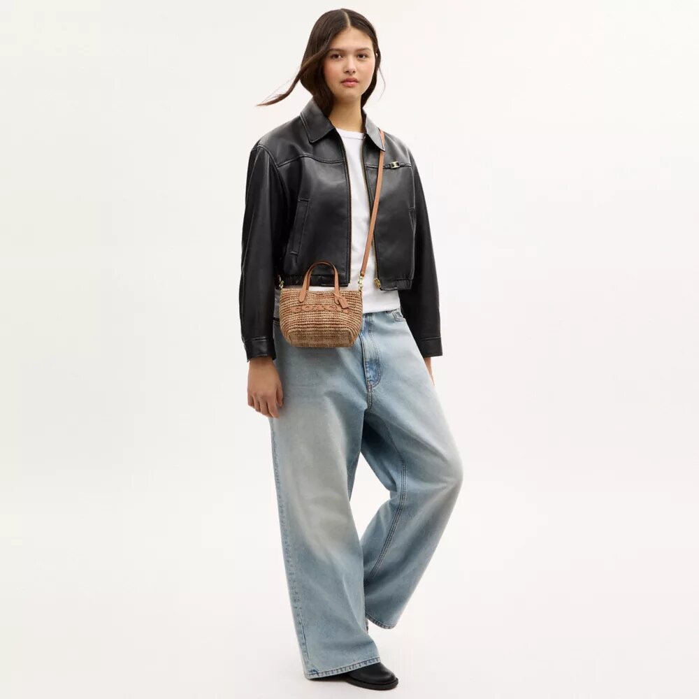 Bolsos Tote City Mini con estampado de cuadros vichy