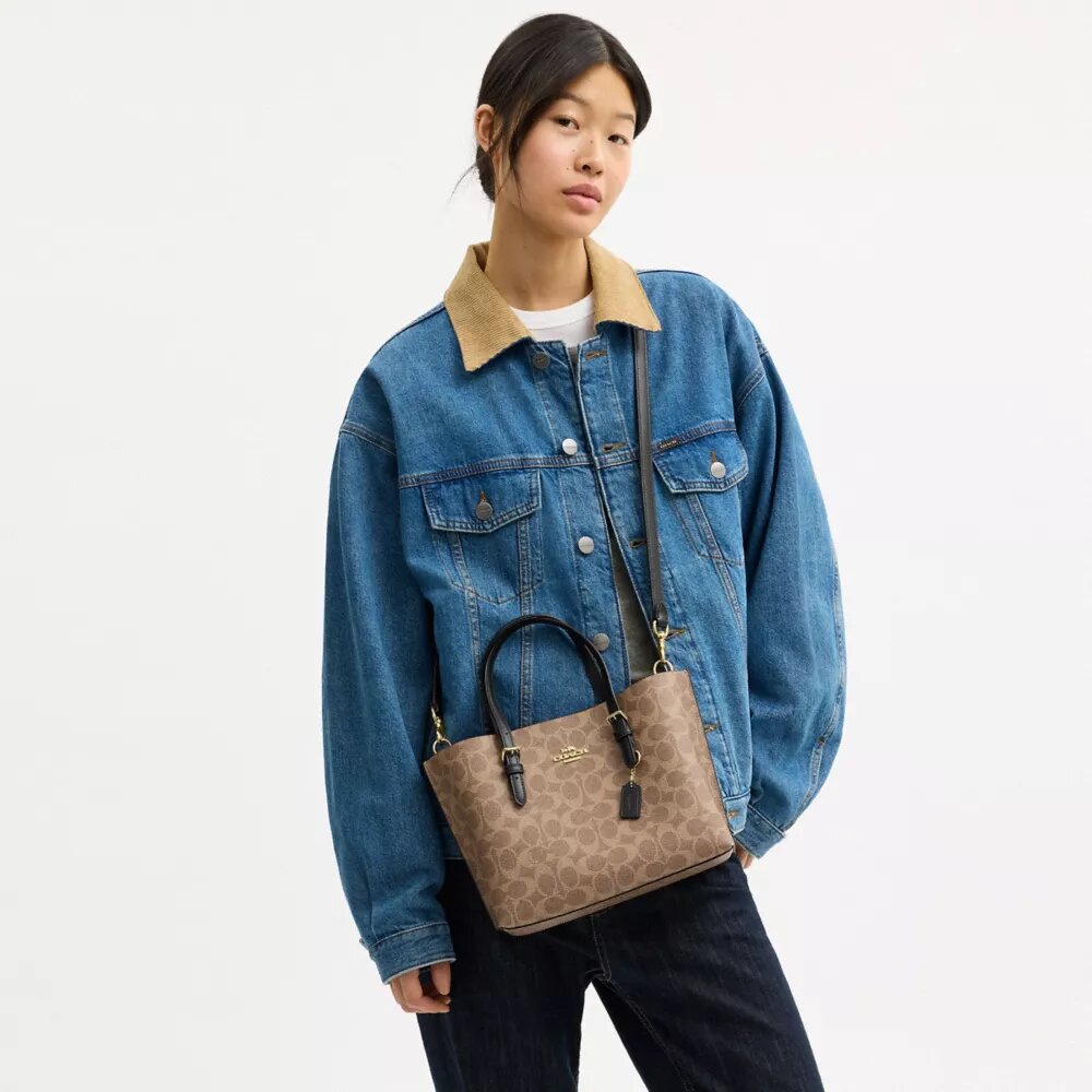 Bolsos Tote Mollie 25 en Signature Canvas