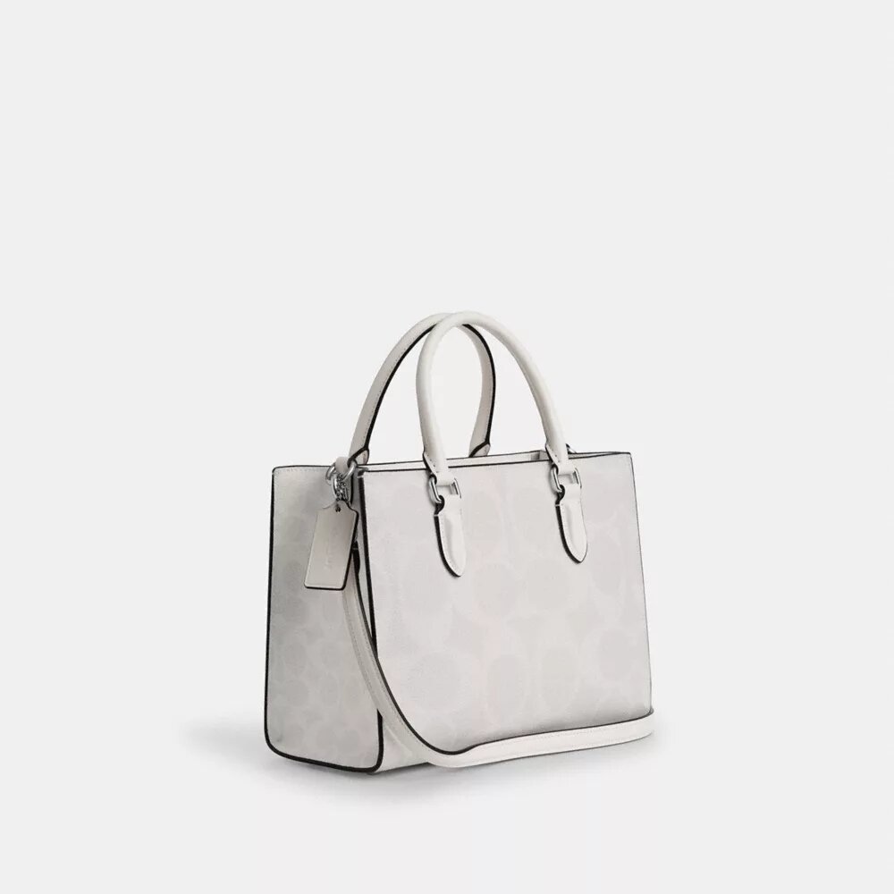 Bolsos Tote pequeño Maggie en Signature Canvas