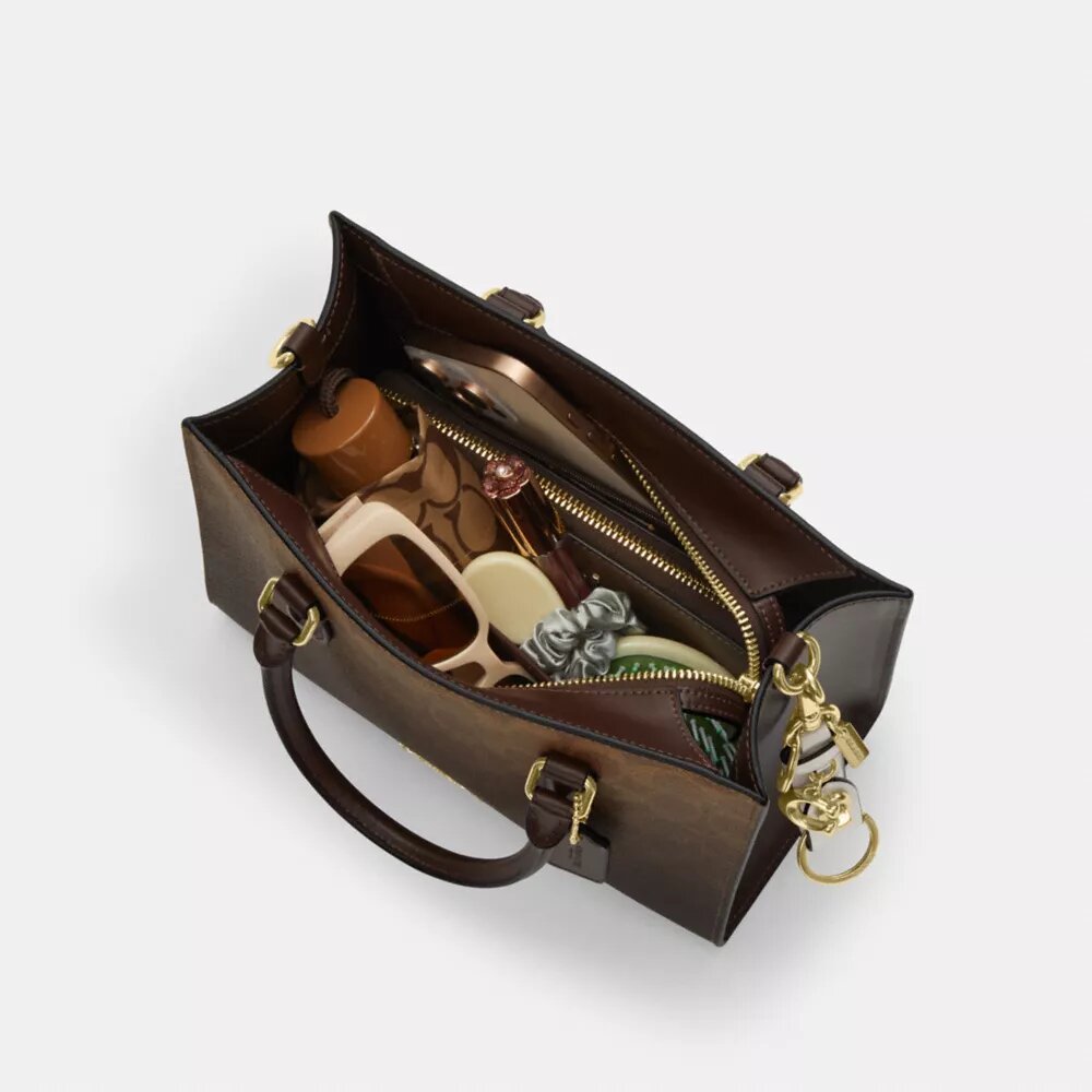Bolsos Tote pequeño «Maggie» en Signature Canvas con efecto degradado
