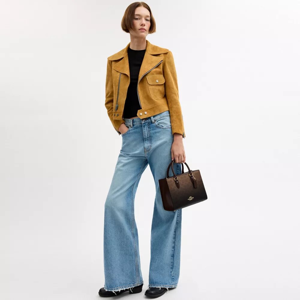 Bolsos Tote pequeño «Maggie» en Signature Canvas con efecto degradado