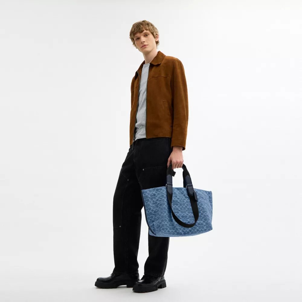 Bolsos Tote pequeños «Tour» en denim característico