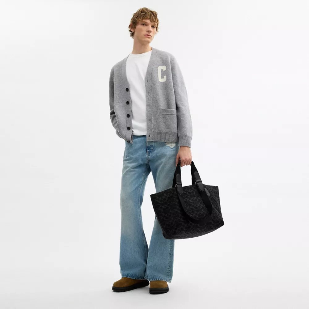 Bolsos Tote pequeños «Tour» en denim característico