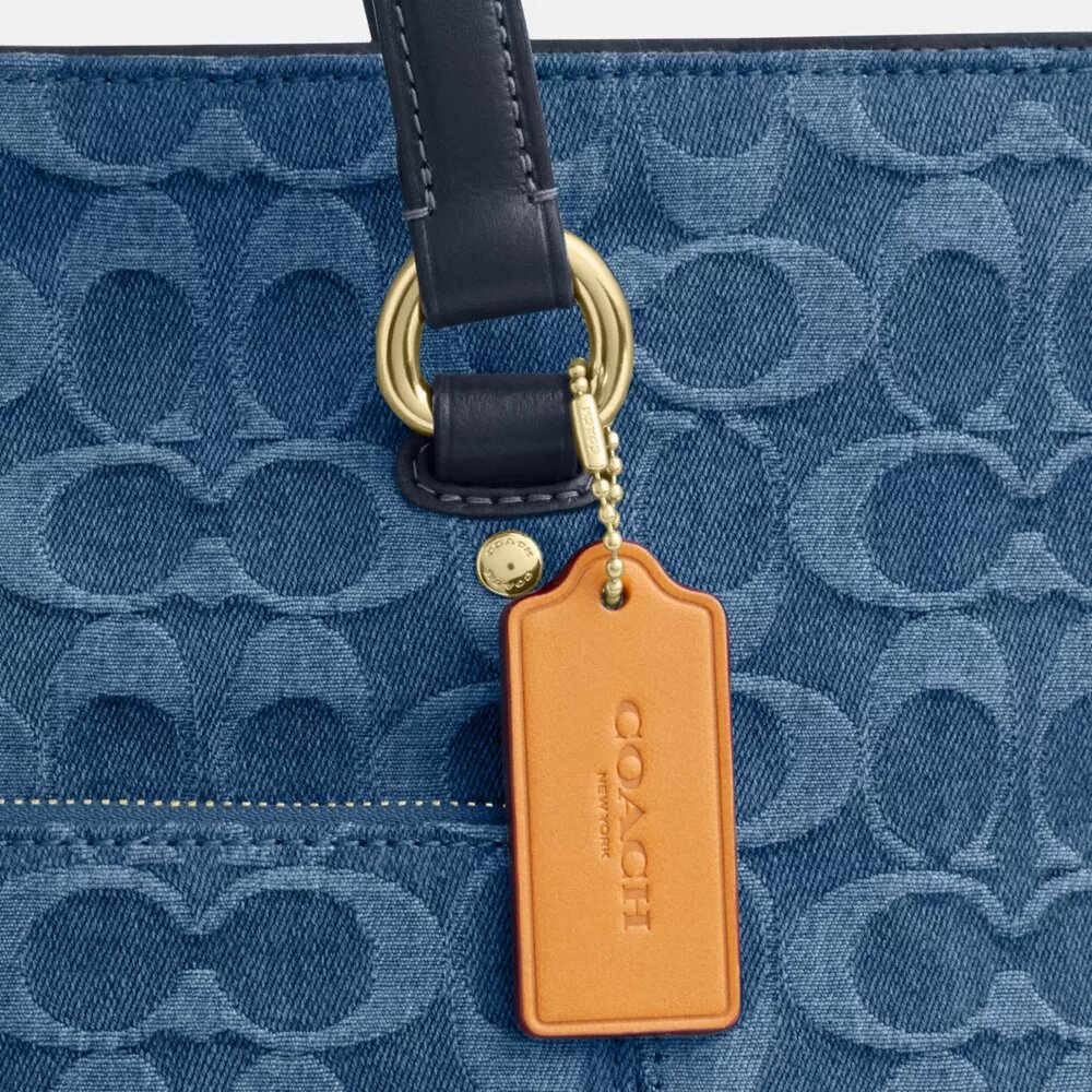 Bolsos Tote «Station» en denim emblemático