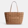 Bolsos Tote urbanos con estampado de cuadros vichy