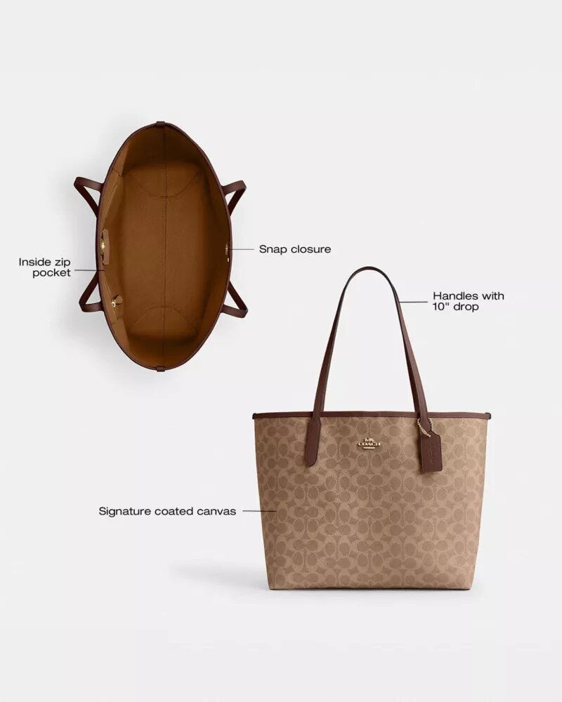 Bolsos Tote urbanos en Signature Canvas