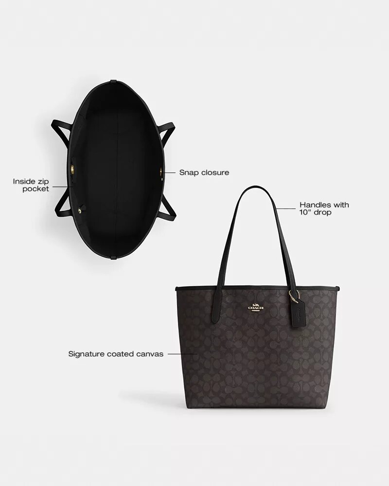 Bolsos Tote urbanos en Signature Canvas