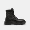 Botas militares con jacquard exclusivo