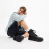 Botas militares con jacquard exclusivo