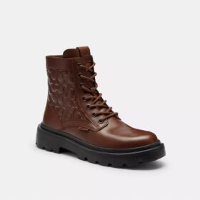 Botas militares en piel exclusiva