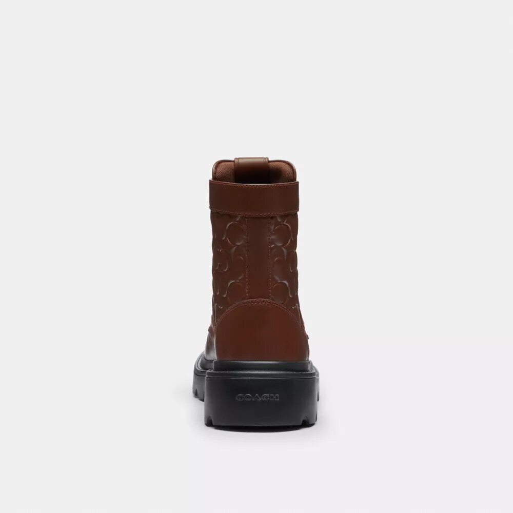 Botas militares en piel exclusiva