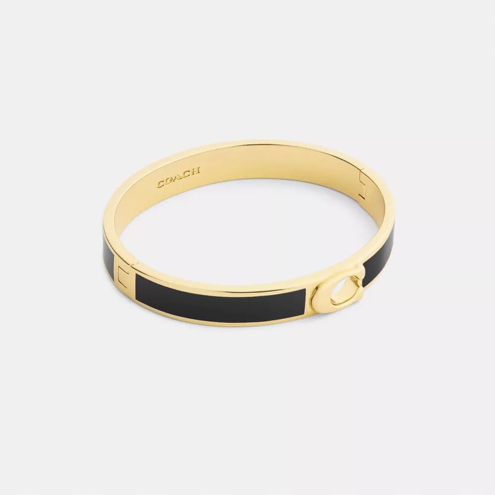 Brazalete con bisagra en forma de C