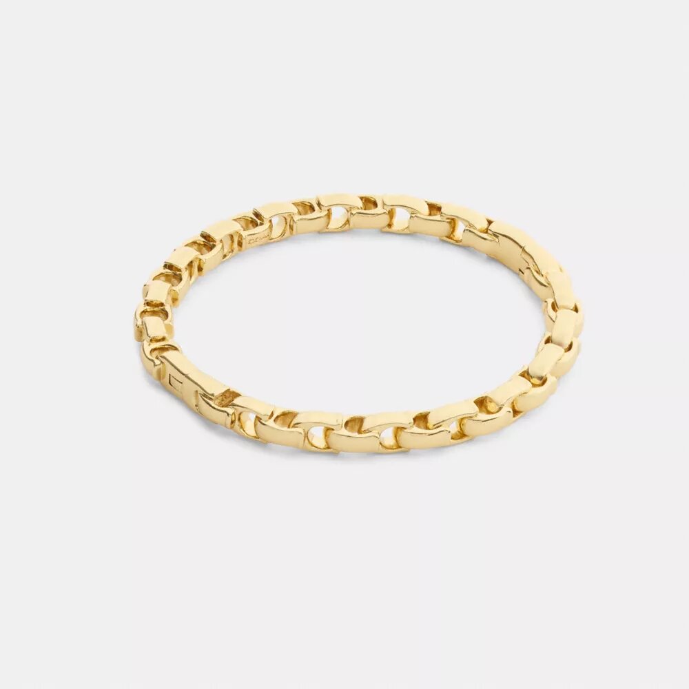 Brazalete con bisagra y cadena emblemática