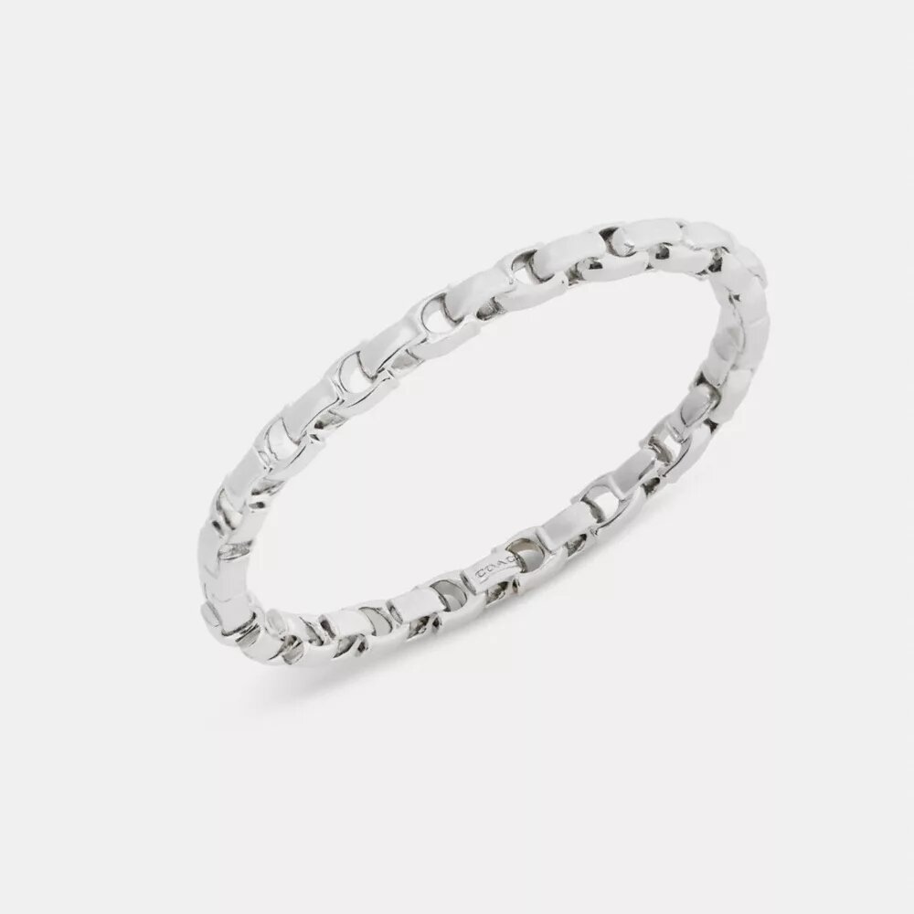 Brazalete con bisagra y cadena emblemática