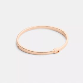 Brazalete fino con bisagra característico