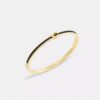 Brazalete fino esmaltado con bisagra y nuestro sello distintivo