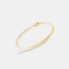 Brazalete fino esmaltado con bisagra y nuestro sello distintivo
