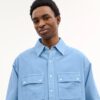 Camisa de manga larga de lona de algodón orgánico