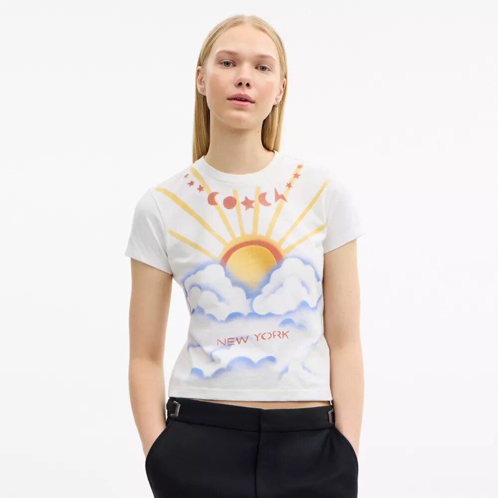 Camiseta «Airbrush 90'S Fit» de algodón orgánico