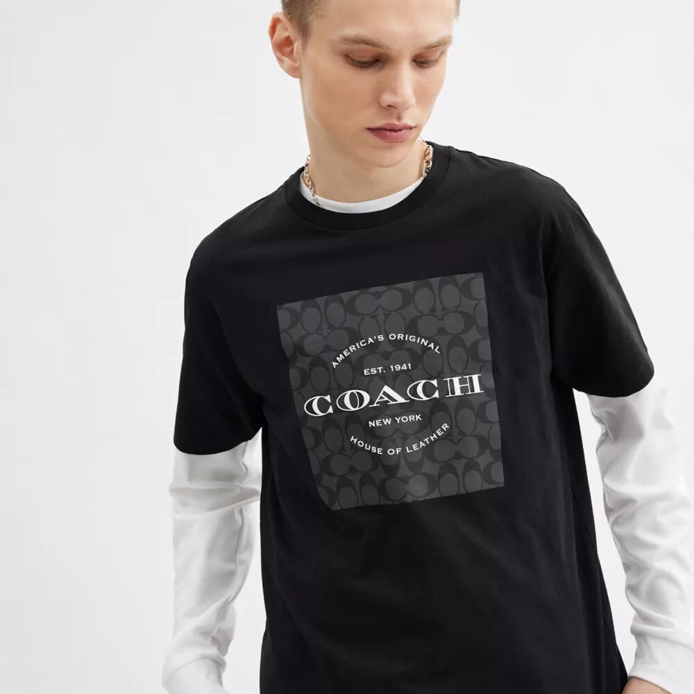 Camiseta cuadrada exclusiva de algodón orgánico
