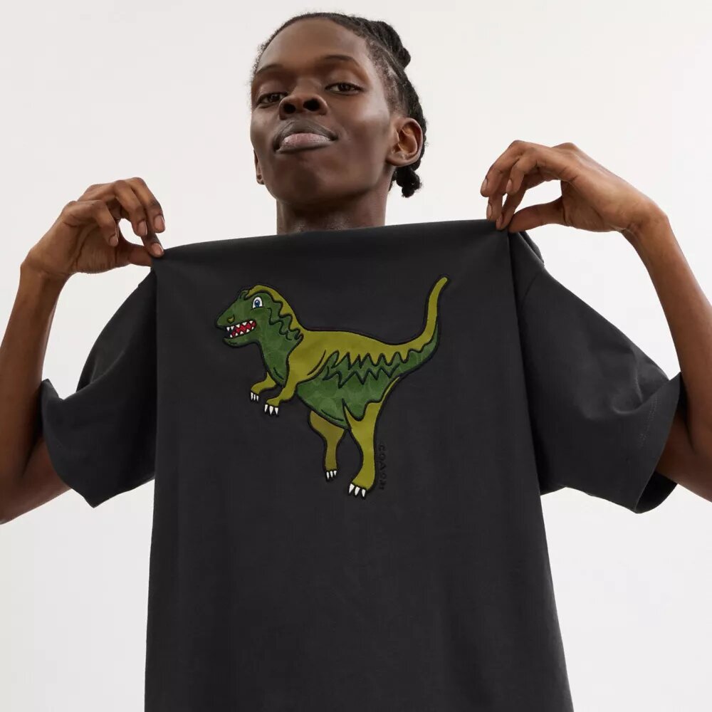 Camiseta de corte holgado Rexy de algodón orgánico