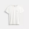 Camiseta de manga corta con bolsillo de algodón orgánico