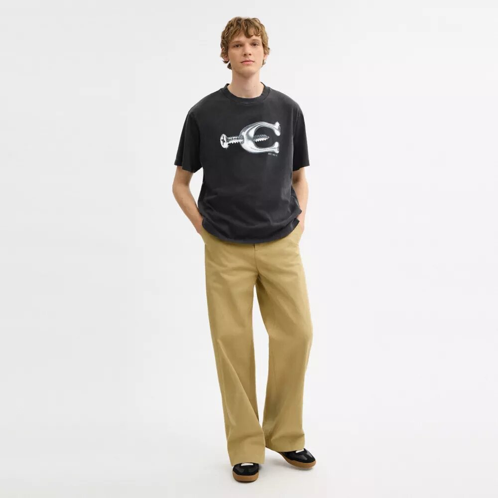 Camiseta holgada «Hardware» de algodón orgánico