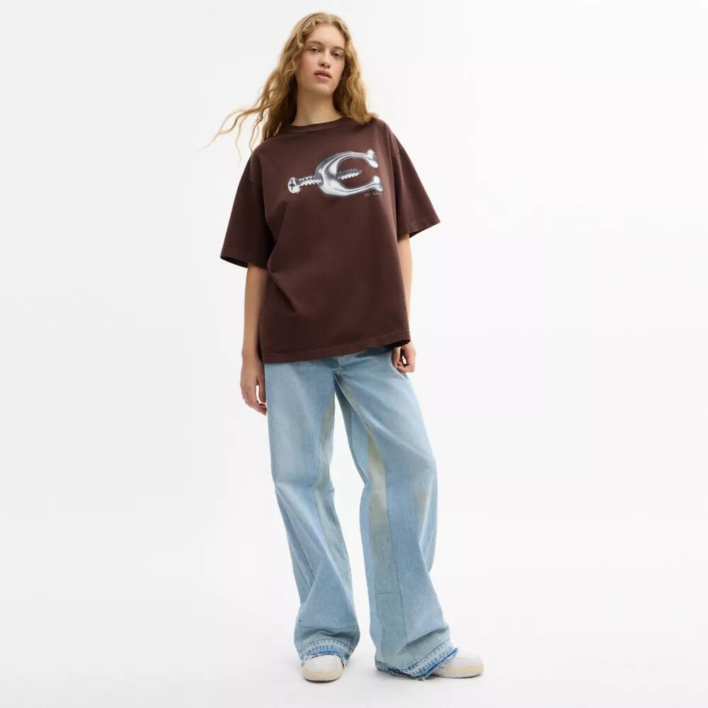 Camiseta holgada «Hardware» de algodón orgánico