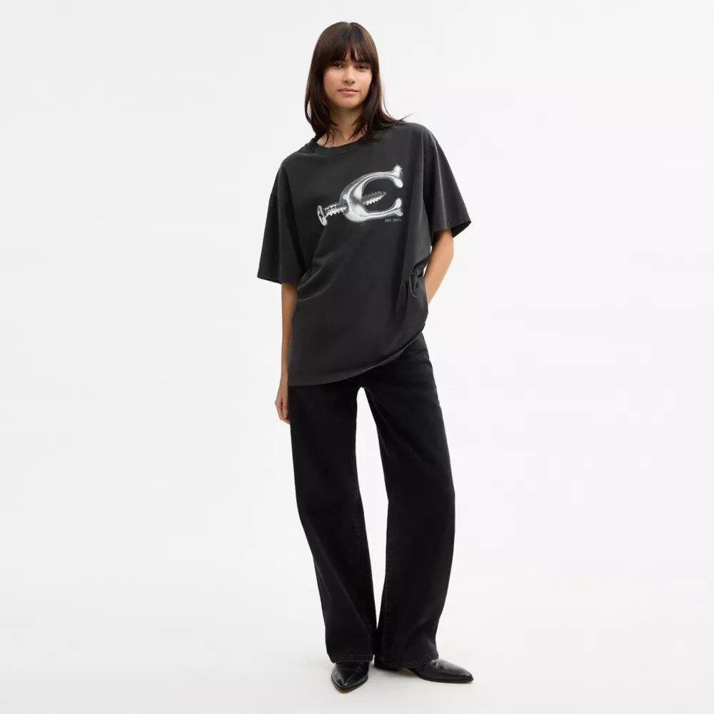 Camiseta holgada «Hardware» de algodón orgánico