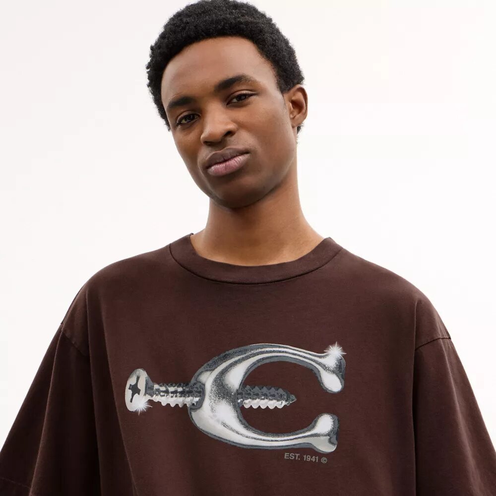 Camiseta holgada «Hardware» de algodón orgánico